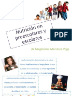 Nutricion en El Preescolar 2019
