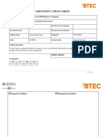 Assignment 2 Front Sheet: Qualification BTEC Level 5 HND Diploma in Computing