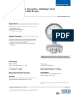 Threaded Process Connection, Diaphragm Seals Model 990.10, Threaded Design