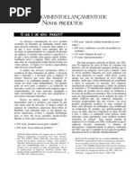 Desenvolv e lanç nov prod MARKT