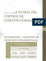 Sistema Plural de Control de Constitucionalidad.