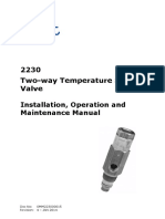 2230 Two-Way Temperature Sensing Valve: Installation, Operation and Maintenance Manual