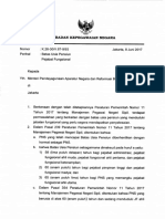 Surat Kepala BKN Nomor K.26-30 V.67-9 93 - Batas Usia Pensiun (Bup) Pejabat Fungsional