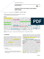 Research On Quality Improvement of The Cross Section Cut by Abrasive Water Jet Based On Secondary Cutting-1