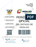 Decreto Número 638 Ley de Ingresos para el Municipio de Huichapan, Hidalgo, correspondiente al Ejercicio Fiscal 2021