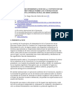 Los Principios de Interpretación de La Convención de Las Naciones Unidas Sobre Los Contratos de Compraventa Internacional de Mercaderías