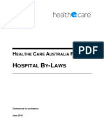 TK RS 2018 Healthe Care Australia Pty - Hospital By-Laws