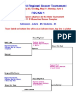 2011 Class 2A Regional Soccer Tournament Region 1: Admission - Adults - $5 Students - $5
