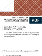 Measuring The Economy & Economics As An Applied Science: Tr. Abegail Cabrera
