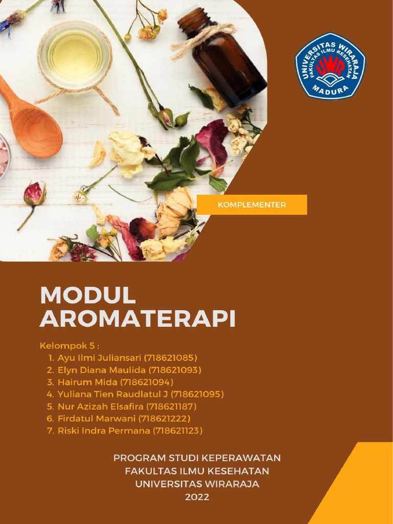 Modul Terapi Komplementer Aromaterapi | PDF