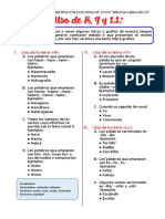 Comunicación - Uso de H, y y LL