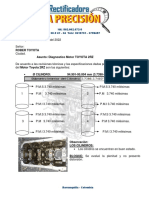 Diagnostico Rober Toyota Motor Toyota 2rz 22 de Marzo Del 2022