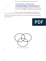 IMO Level 1 Class 5 Set B 2019 Higher Questions and Answers