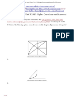 IMO Level 1 Class 5 Set B 2019 Higher Questions and Answers