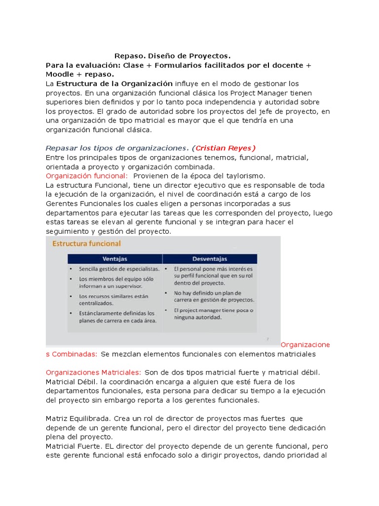 Cuestionario Diseño de Proyectos | PDF | Presupuesto | Planificación