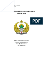 Cover Profil Indikator Nasional Mutu