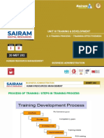 3 Training Process - Unit - I I I