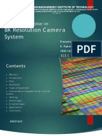 Seminar On: 8K Resolution Camera System