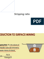 Stripping Ratio