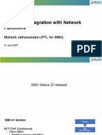 OSC SMO Intergration With Network Functions