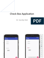 Check Box Application: Dr. Sandip Mal