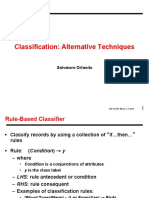 Classification: Alternative Techniques: Salvatore Orlando