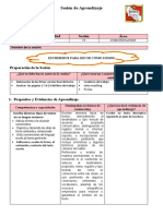 SESIÓN COM. Martes 26 Escribiremos para Decir Como Somos