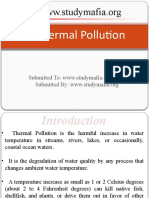 Thermal Pollution