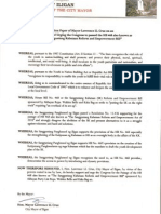 Position Paper of Mayor Cruz