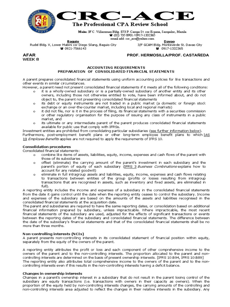 02-24-2022 CRC-ACE - AFAR - Week 08 - Accounting Requirements ...