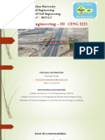 Highway Engineering - III CENG 5221