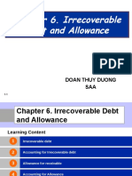 ch06. Irrecoverable Debt and Allowance