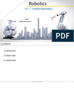 Chapter 3: Inverse Kinematics: Robotics