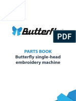 Butterfly Emb Single Head Machine Parts Book