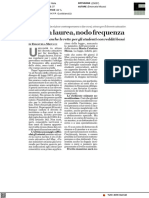 Doppia Laurea, Nodo Frequenza - Italia Oggi Del 26 Aprile 2022