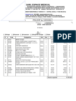 Sarl Espace Medical: Facture Proforma FP22-0107 Du 13/03/2022