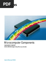 Microcomputer Components: SAB 80C517/80C537 8-Bit CMOS Single-Chip Microcontroller