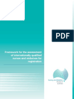 Framework for the Assessment of Internationally Qualified Nurses and Midwives for Registration (1)