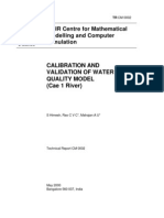 Calibration and Validation of Water Quality Model