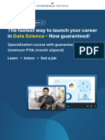 Data Science Specialization Brochure