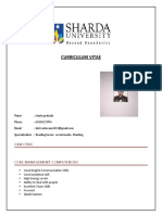 Sample CV Format