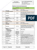 Data Sheet Multi-Channel Duct: Doc. No. DIPL-M/QA/PDS/FPF/693 Rev. 00, Issue: 1 - Issue Date: 09 - Aug, 2017