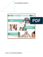 Module 2 Forms of Business Organizations