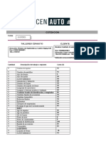 Cotizacion Mantenimiento Preventivo Grand Vitara 11-3-2021