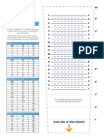 Measuring a child's shoe size with a printable shoe fit guide