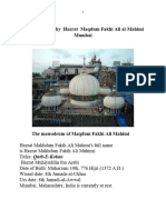 A Brief Biography of Hazrat Maqdum Fakhi Ali Al-Mahaimi