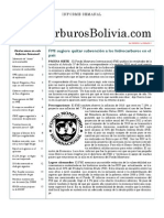 Hidrocarburos Bolivia Informe Semanal Del 30 Mayo Al 05 Julio 2011