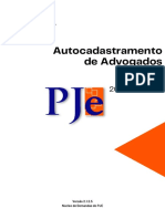 Autocadastro de Advogados