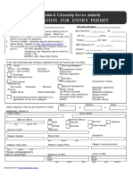 New Visa Form