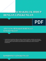 Interaksi Makhluk Hidup Dengan Lingkungan